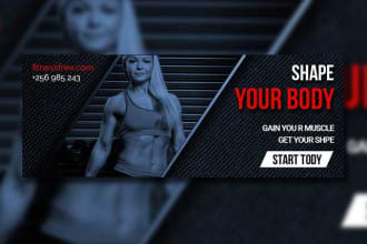 design your facebook cover, post, banner and instagram post