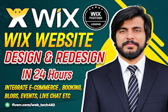 design, redesign or update your wix websites