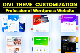 build divi website, customize divi theme using divi builder