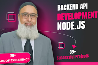 develop custom backend apis using nodejs