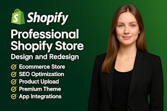 do shopify website design and redesign shopify store design shopify dropshipping