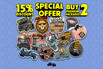 design sticker, tshirt, logo, patch and merchandise