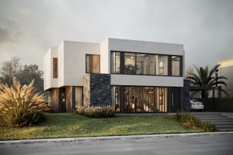 create photorealistic house renderings