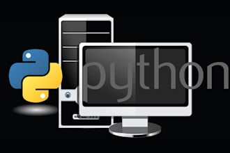 develop custom desktop application  by python