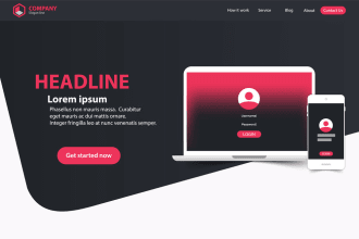 design your webflow website or webflow landing page