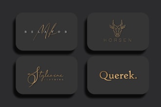 do luxury, signature, custom, text, boho logo for your business