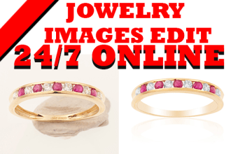 retouch high end jewelry superfast
