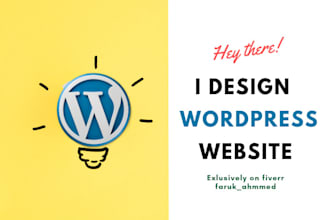 build a professional and responsive wordpress website
