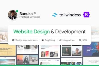 develop responsive website with HTML CSS and javascript