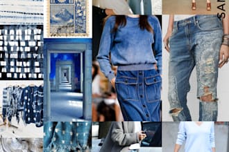 create your commercial mood board guide line