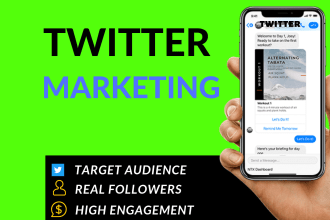 do twitter marketing to grow followers and engagement