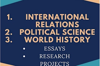 write on political science international relations