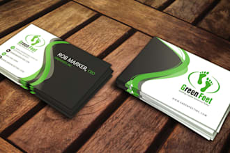 design professional business card print ready