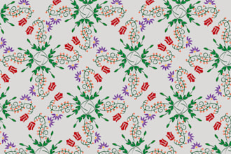 design repeat textile patterns