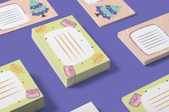 design custom card, planner, notes or tags