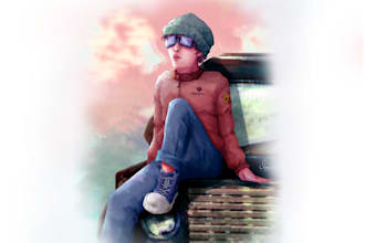 create painting style illustration