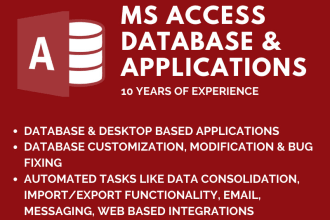 build and fix ms access database