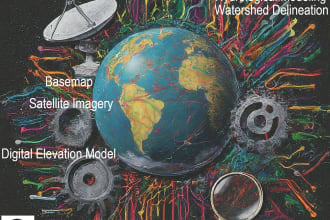 perform gis mapping, hydrological and spatial analysis, data management