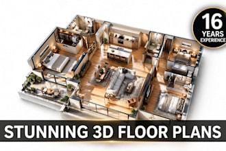create stunning 3d floor plans