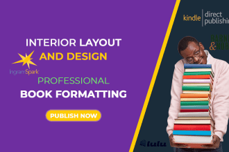 format word doc manuscript or indd file for print and ebook