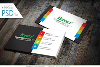 design High Professional Business Card with Free PSD File Huge Offer