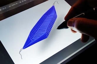 sketch realistic product sketch and design