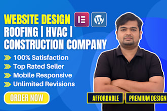 create contractor, construction, roofing, hvac, remodeling, plumbing website
