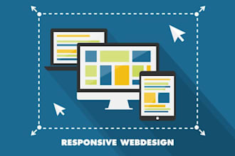 do professional website with responsive design