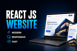 build a modern react js website