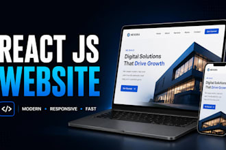 build a modern react js website