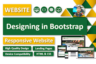 do website designing in bootstrap