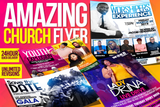 design an outstanding church flyer