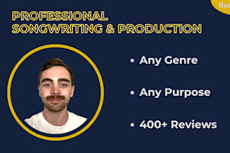 write and produce a song or theme for you