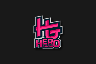 design unique gaming esports logo with initial names