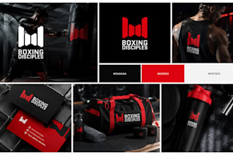 design monogram sports logo for team, club, academy, and sportswear brand