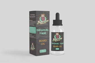 design premium product label or packaging