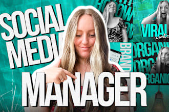 be your social media manager and content creator