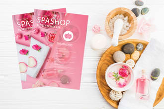 design beautiful feminine flyer for beauty salon and spa