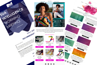 design a mailchimp newsletter template