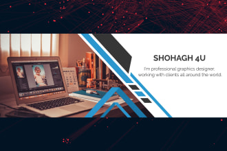 create a professional facebook cover,twitter, youtube banner