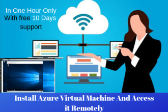 create and configure virtual machine in azure