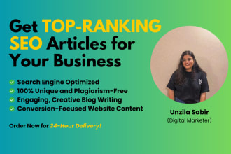 create your SEO optimized blog posts and articles