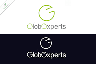 design a flat minimalist business logo
