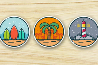make cute stickers designed for hobbies