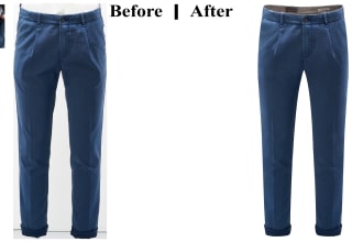 reshape the product and retouch