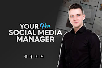 be your social media marketing manager and content creator