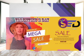design an attractive shopify header,banner  for your store