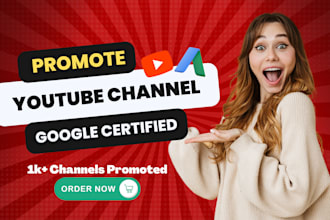 promote your youtube channel using google ads