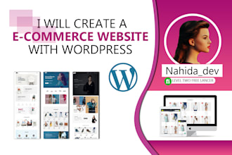 create a responsive ecommerce website in wordpress
