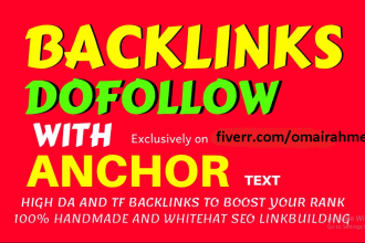 60 high cf tf da pa homepage dofollow guest post backlinks